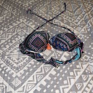 Multicolor bikini top